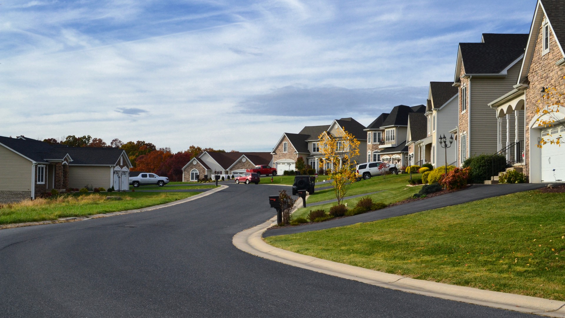 Residential neighborhood in Georgia